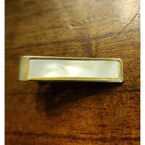 Swank Mother of Pearl/Abalone Tie Clasps & Tacks for Men for  Tie Clip Iridescent MOP Mother of Pearl Clasp Bar 1.5\